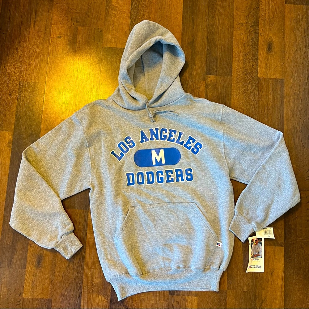 Medium Gray LA Dodgers sweatshirt NWT